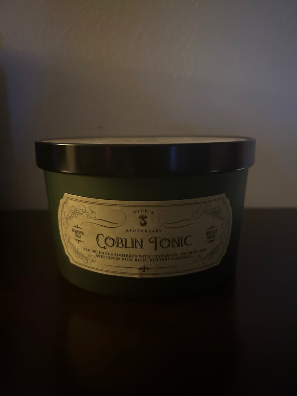 New Rare Haven St. Goblin Tonic Large 3 Wick Halloween Apothecary Candle